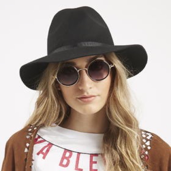 Topshop Accessories - Topshop black wool fedora